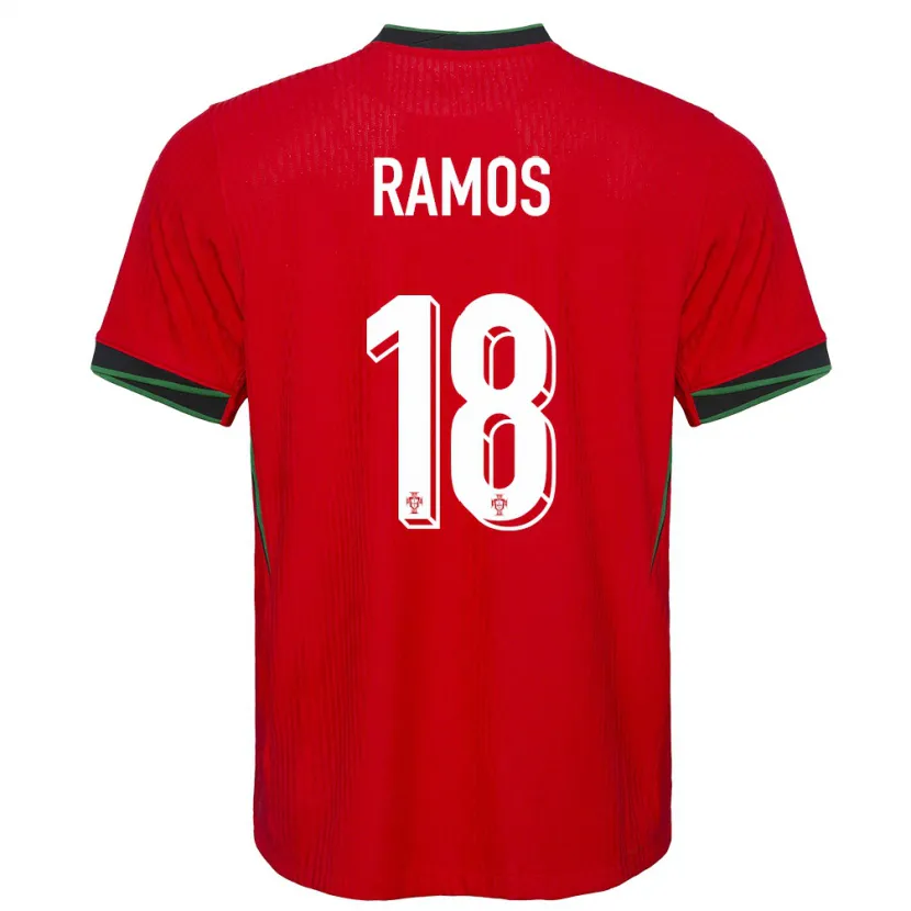 Danxen Męski Portugalia Goncalo Ramos #18 Czerwony Domowa Koszulka 24-26 Koszulki Klubowe