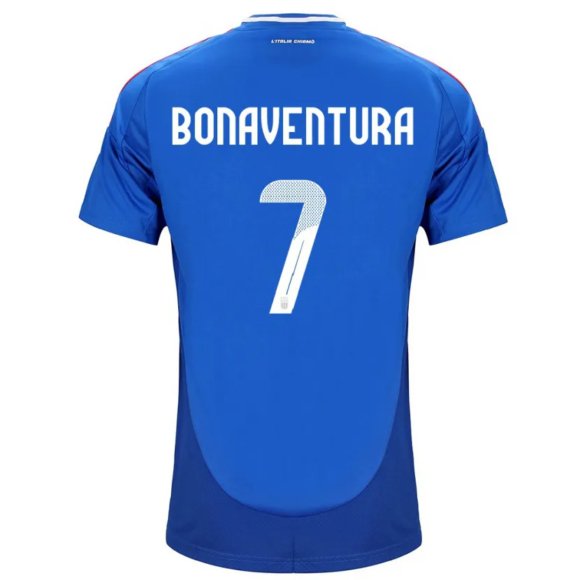 Danxen Męski Włochy Giacomo Bonaventura #7 Niebieski Domowa Koszulka 24-26 Koszulki Klubowe