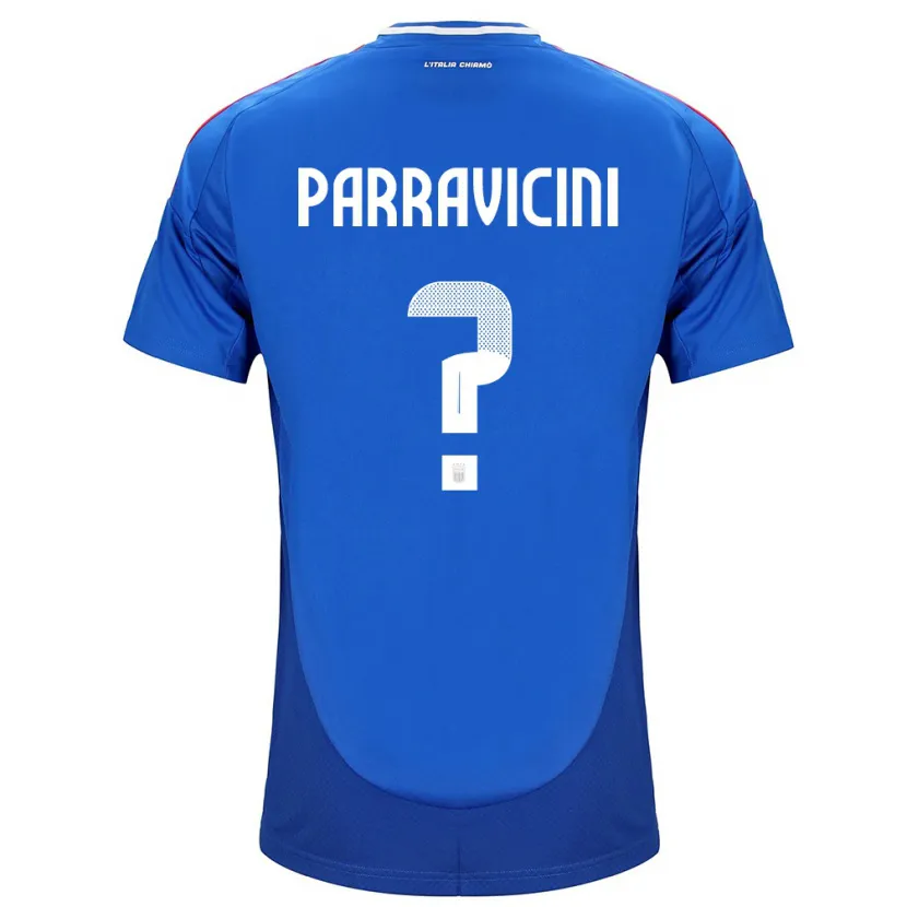 Danxen Męski Włochy Fabio Parravicini #0 Niebieski Domowa Koszulka 24-26 Koszulki Klubowe