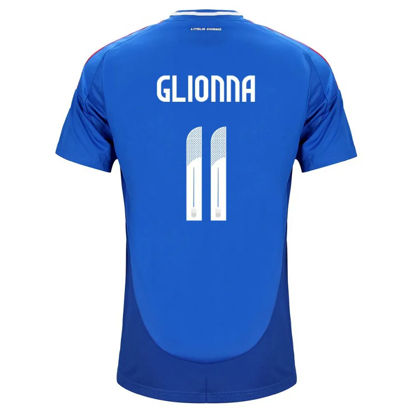Danxen Męski Włochy Benedetta Glionna #11 Niebieski Domowa Koszulka 24-26 Koszulki Klubowe