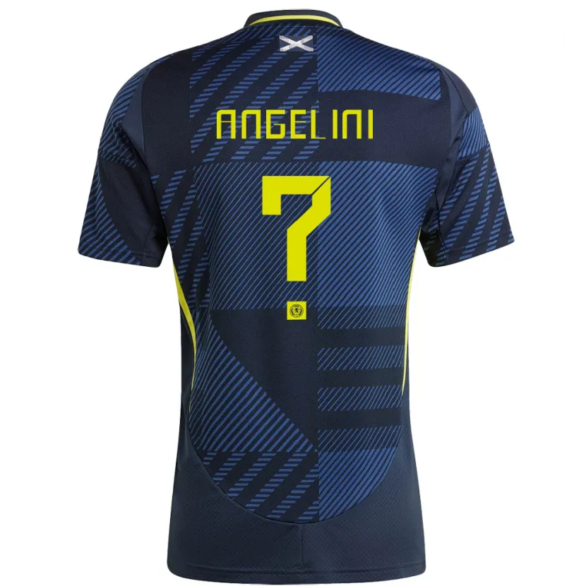Danxen Męski Szkocja Vincent Angelini #0 Ciemny Niebieski Domowa Koszulka 24-26 Koszulki Klubowe