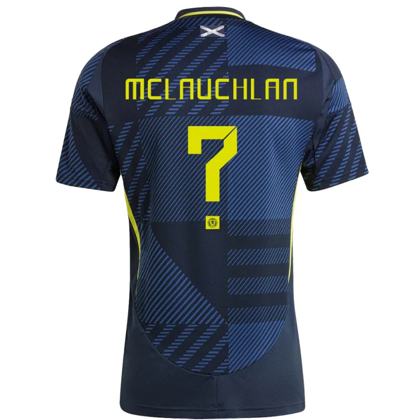 Danxen Męski Szkocja Rachel Mclauchlan #0 Ciemny Niebieski Domowa Koszulka 24-26 Koszulki Klubowe