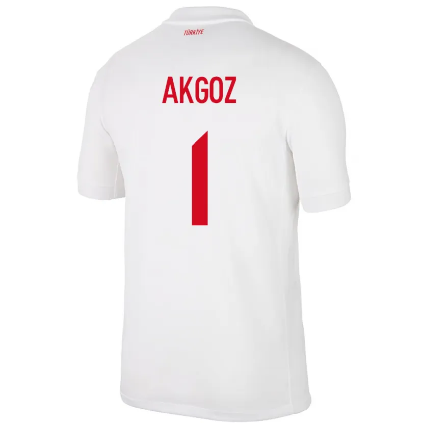 Danxen Męski Turcja Selda Akgöz #1 Biały Domowa Koszulka 24-26 Koszulki Klubowe