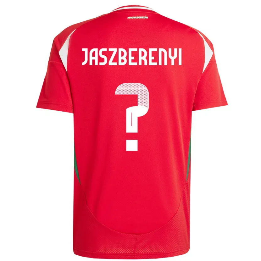 Danxen Męski Węgry Péter Jászberényi #0 Czerwony Domowa Koszulka 24-26 Koszulki Klubowe