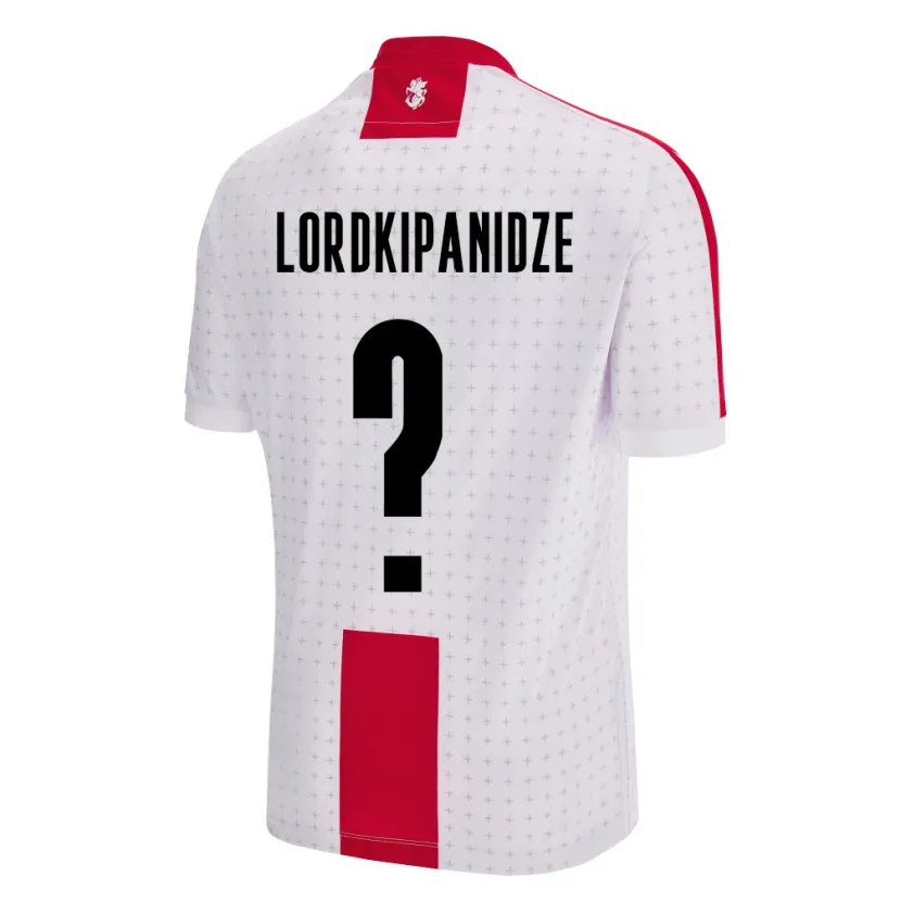 Danxen Męski Georgia Dachi Lordkipanidze #0 Biały Domowa Koszulka 24-26 Koszulki Klubowe