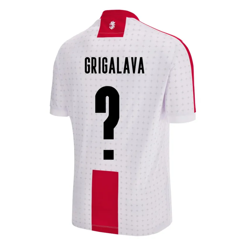 Danxen Męski Georgia Rati Grigalava #0 Biały Domowa Koszulka 24-26 Koszulki Klubowe