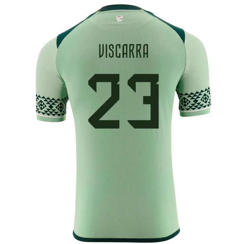 Danxen Męski Boliwia Guillermo Viscarra #23 Jasnozielony Domowa Koszulka 24-26 Koszulki Klubowe