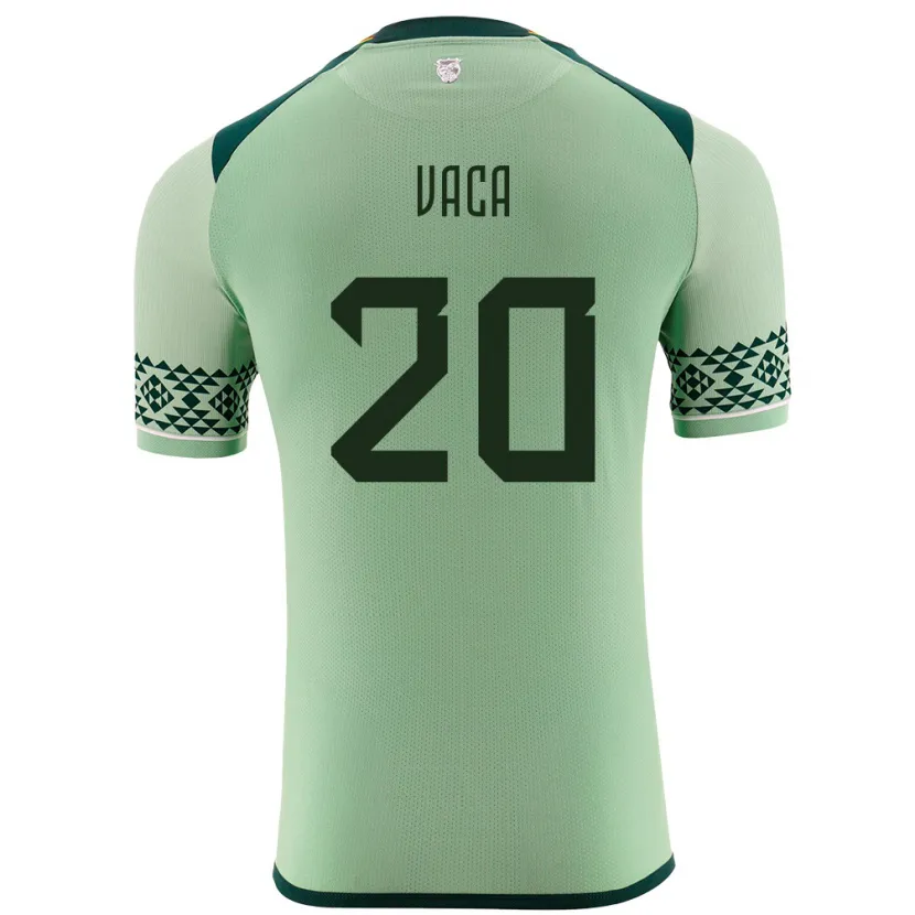 Danxen Męski Boliwia Pablo Vaca #20 Jasnozielony Domowa Koszulka 24-26 Koszulki Klubowe