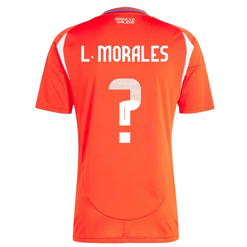 Danxen Męski Chile Lauryn Morales #0 Czerwony Domowa Koszulka 24-26 Koszulki Klubowe
