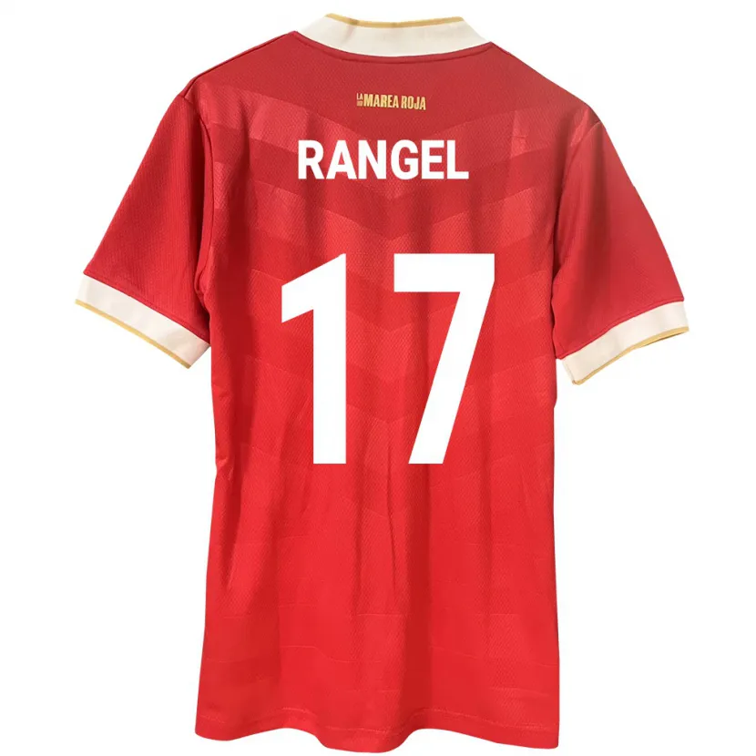 Danxen Męski Panama Kenia Rangel #17 Czerwony Domowa Koszulka 24-26 Koszulki Klubowe