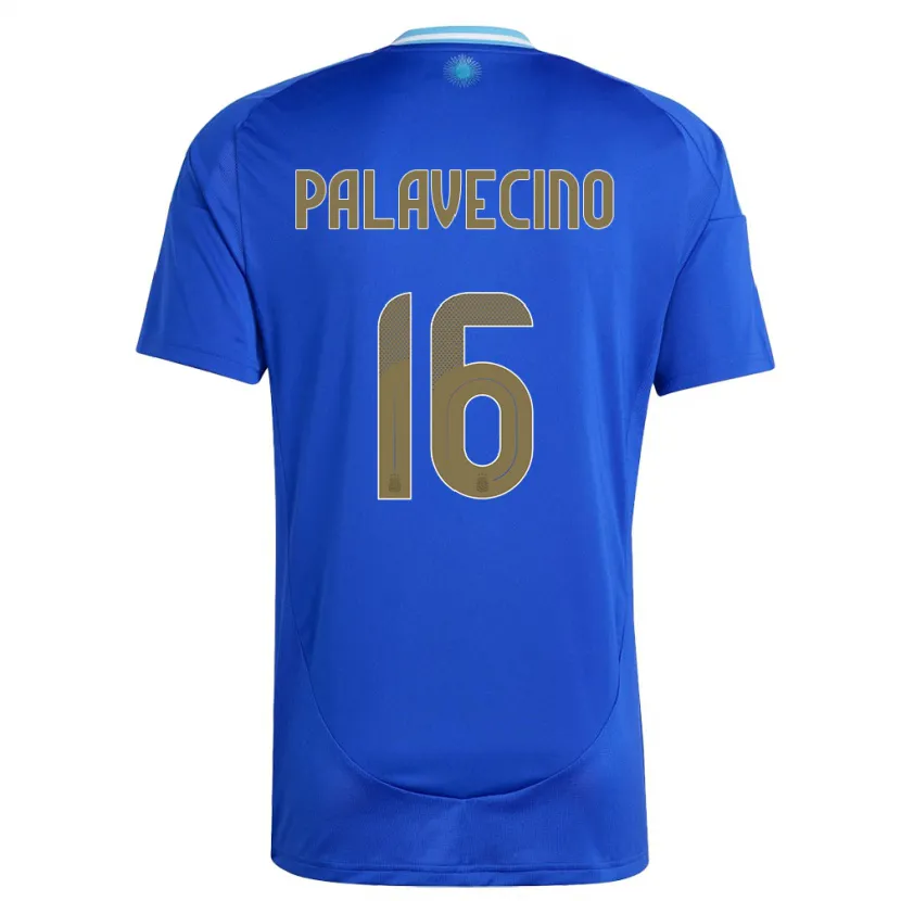 Danxen Męski Argentyna Nicolas Palavecino #16 Niebieski Wyjazdowa Koszulka 24-26 Koszulki Klubowe