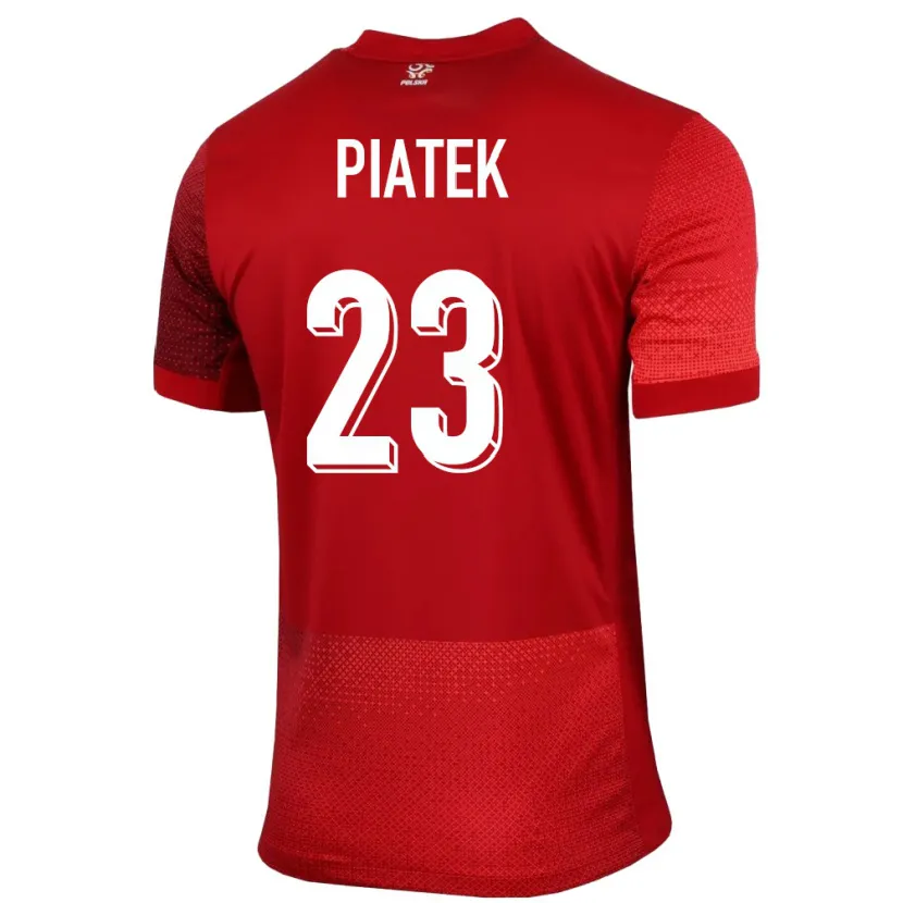 Danxen Męski Polska Krzysztof Piatek #23 Czerwony Wyjazdowa Koszulka 24-26 Koszulki Klubowe