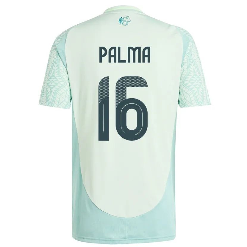 Danxen Męski Meksyk Rafael Palma #16 Lniana Zieleń Wyjazdowa Koszulka 24-26 Koszulki Klubowe