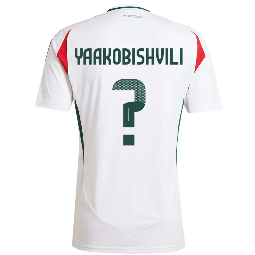 Danxen Męski Węgry Antal Yaakobishvili #0 Biały Wyjazdowa Koszulka 24-26 Koszulki Klubowe