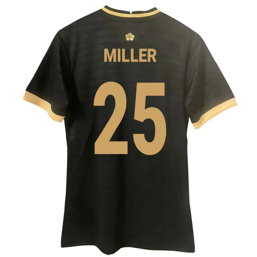 Danxen Męski Panama Roderick Miller #25 Czarny Wyjazdowa Koszulka 24-26 Koszulki Klubowe