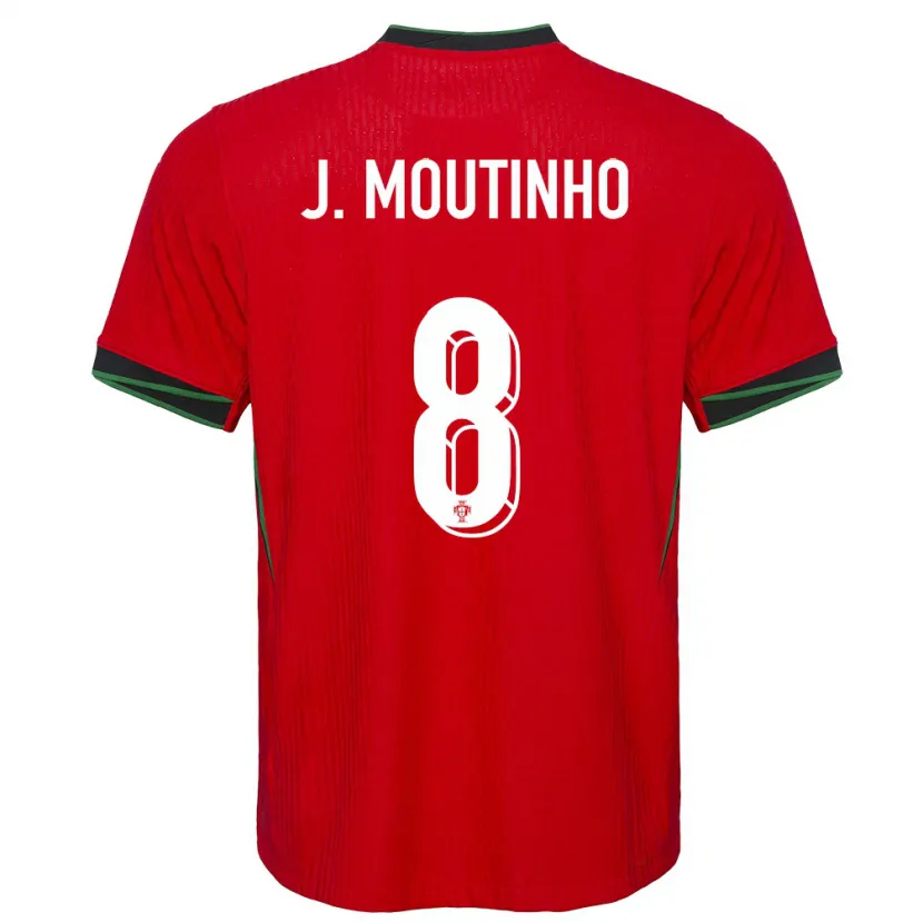 Danxen Kobiety Portugalia Joao Moutinho #8 Czerwony Domowa Koszulka 24-26 Koszulki Klubowe