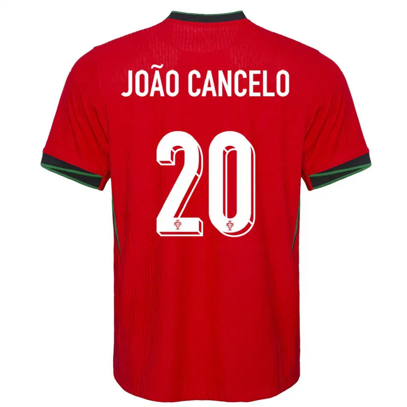 Danxen Kobiety Portugalia Joao Cancelo #20 Czerwony Domowa Koszulka 24-26 Koszulki Klubowe