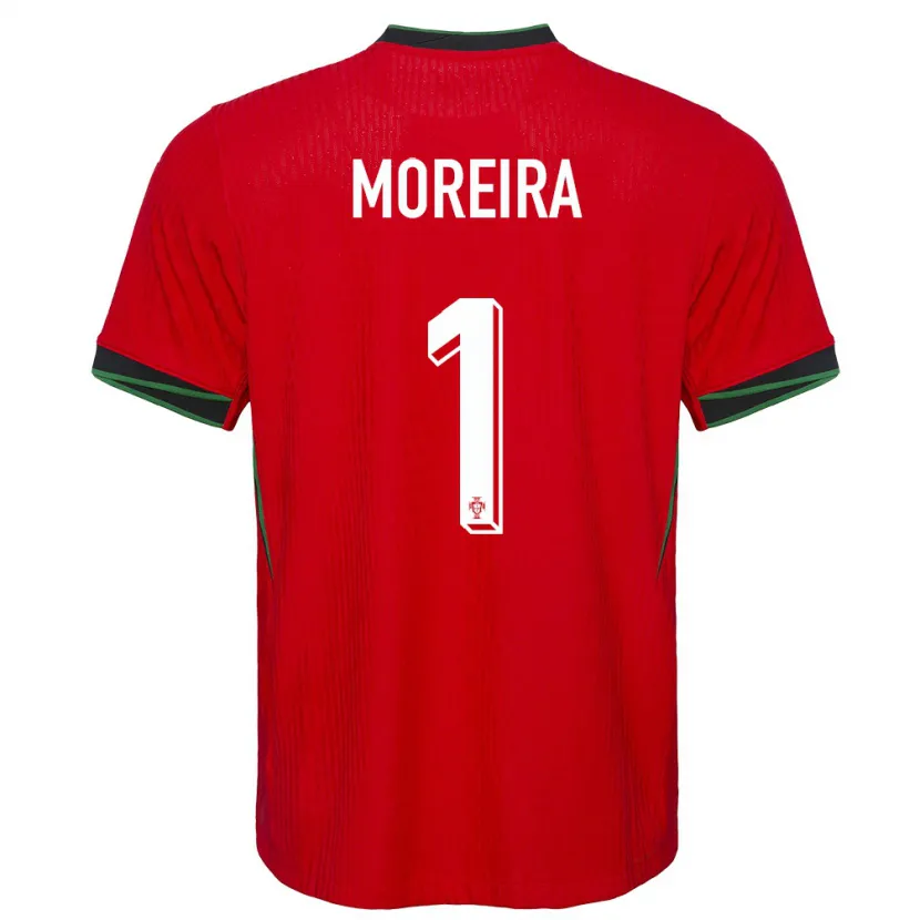 Danxen Kobiety Portugalia Andre Moreira #1 Czerwony Domowa Koszulka 24-26 Koszulki Klubowe