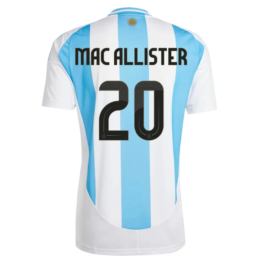 Danxen Kobiety Argentyna Alexis Mac Allister #20 Biało Niebieski Domowa Koszulka 24-26 Koszulki Klubowe