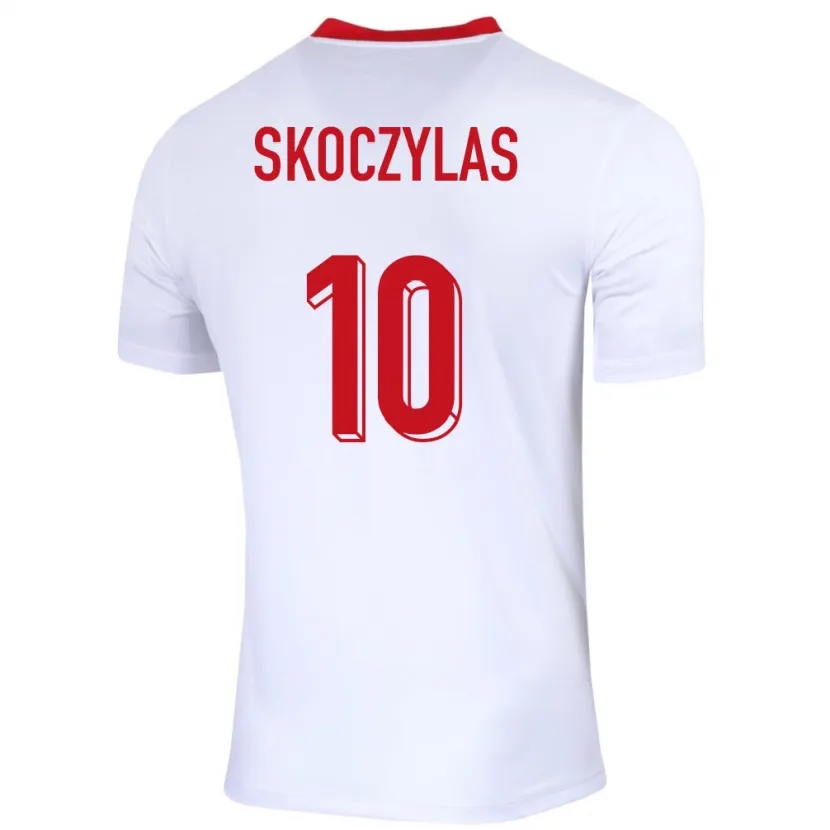 Danxen Kobiety Polska Mateusz Skoczylas #10 Biały Domowa Koszulka 24-26 Koszulki Klubowe