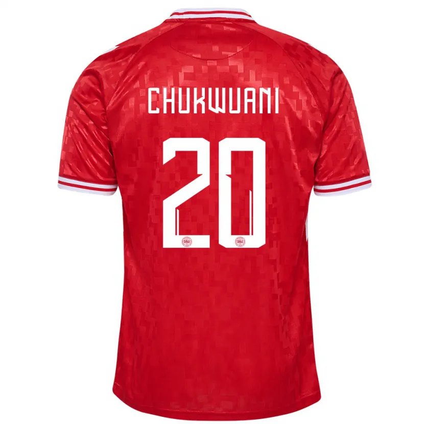 Danxen Kobiety Dania Tochi Chukwuani #20 Czerwony Domowa Koszulka 24-26 Koszulki Klubowe