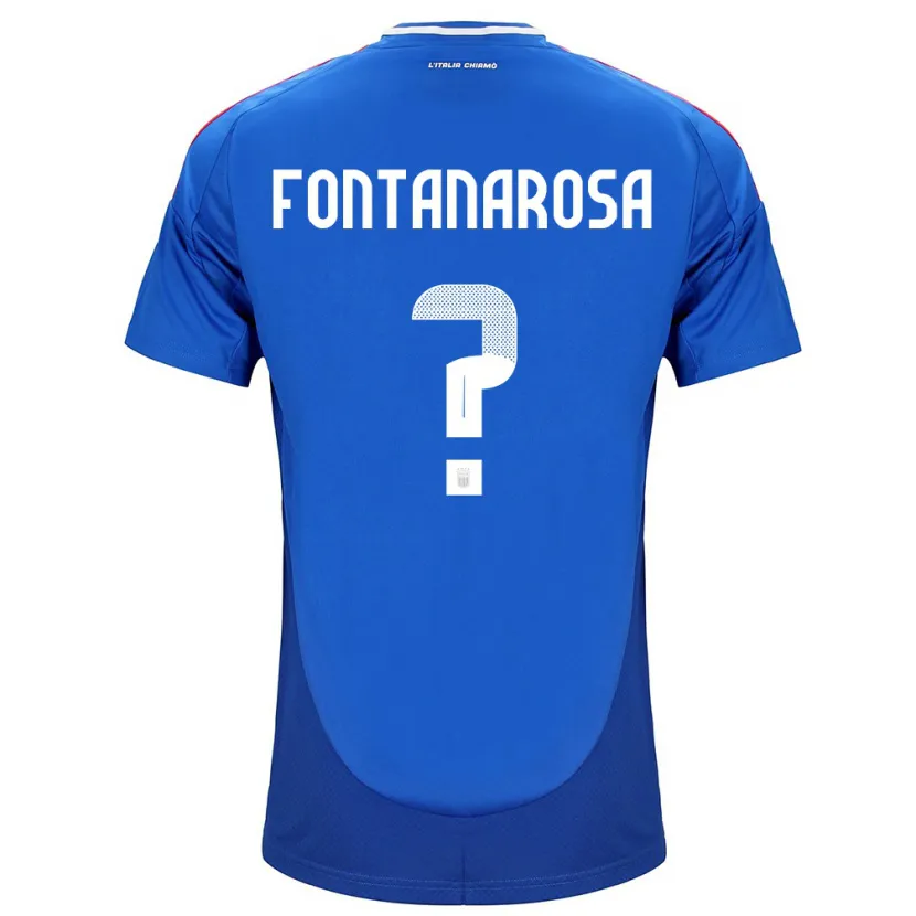 Danxen Kobiety Włochy Alessandro Fontanarosa #0 Niebieski Domowa Koszulka 24-26 Koszulki Klubowe