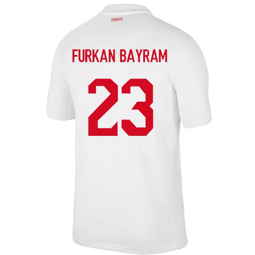 Danxen Kobiety Turcja Mert Furkan Bayram #23 Biały Domowa Koszulka 24-26 Koszulki Klubowe