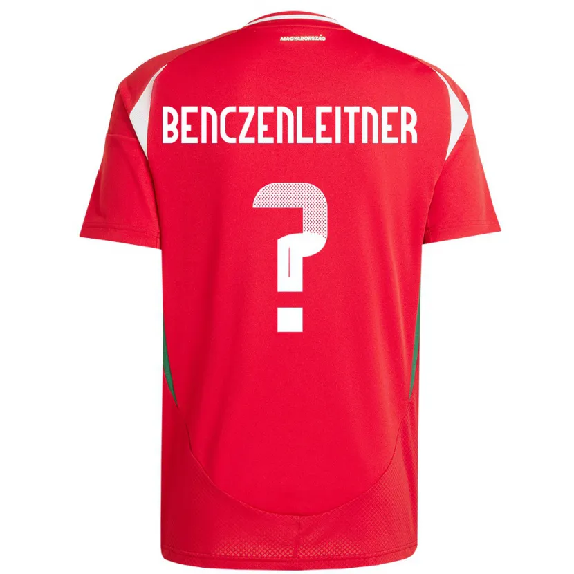 Danxen Kobiety Węgry Barna Benczenleitner #0 Czerwony Domowa Koszulka 24-26 Koszulki Klubowe