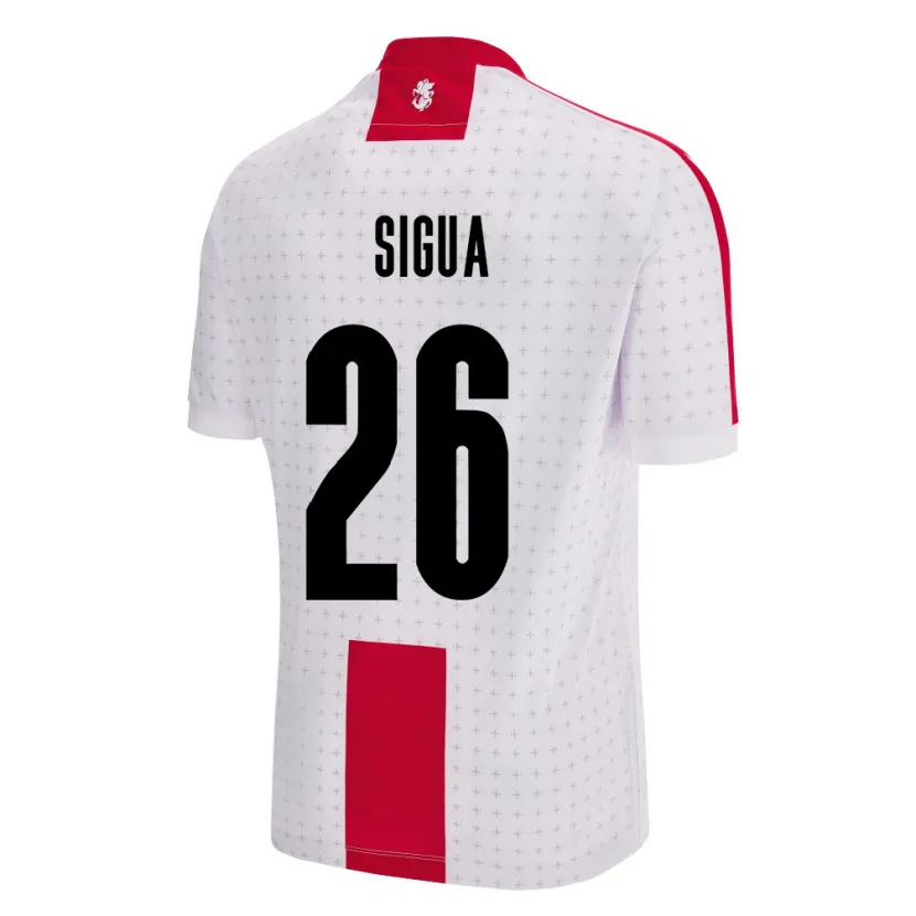 Danxen Kobiety Georgia Gabriel Sigua #26 Biały Domowa Koszulka 24-26 Koszulki Klubowe