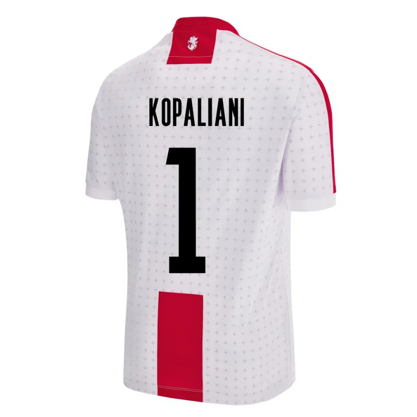 Danxen Kobiety Georgia Soso Kopaliani #1 Biały Domowa Koszulka 24-26 Koszulki Klubowe