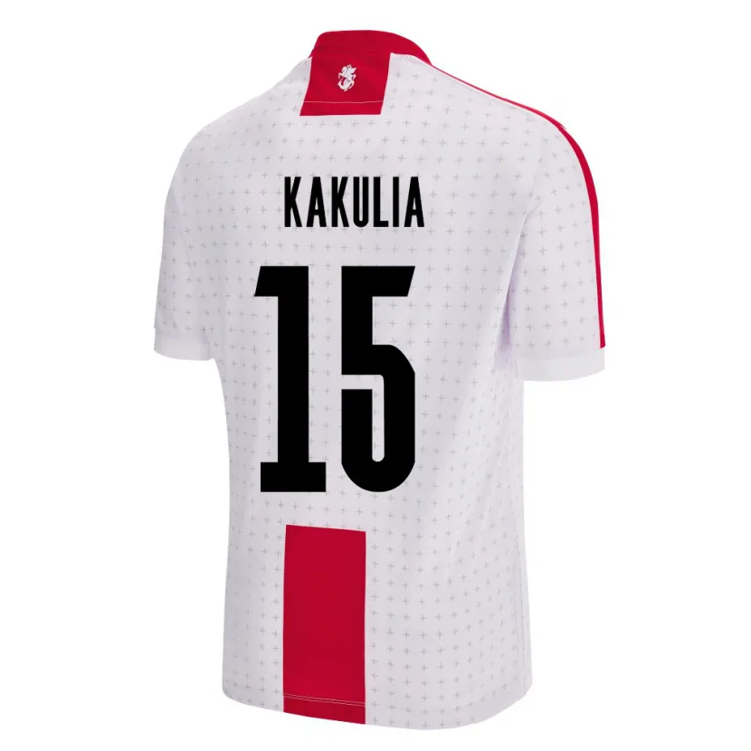 Danxen Kobiety Georgia Giorgi Kakulia #15 Biały Domowa Koszulka 24-26 Koszulki Klubowe
