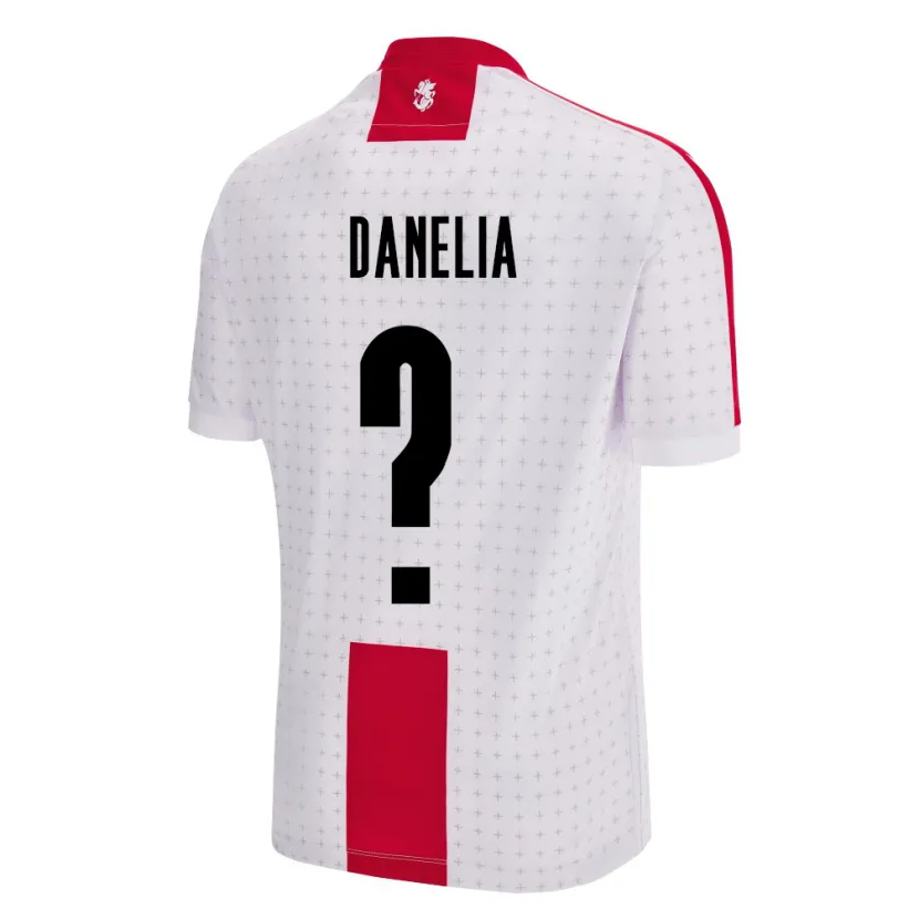Danxen Kobiety Georgia Reziko Danelia #0 Biały Domowa Koszulka 24-26 Koszulki Klubowe