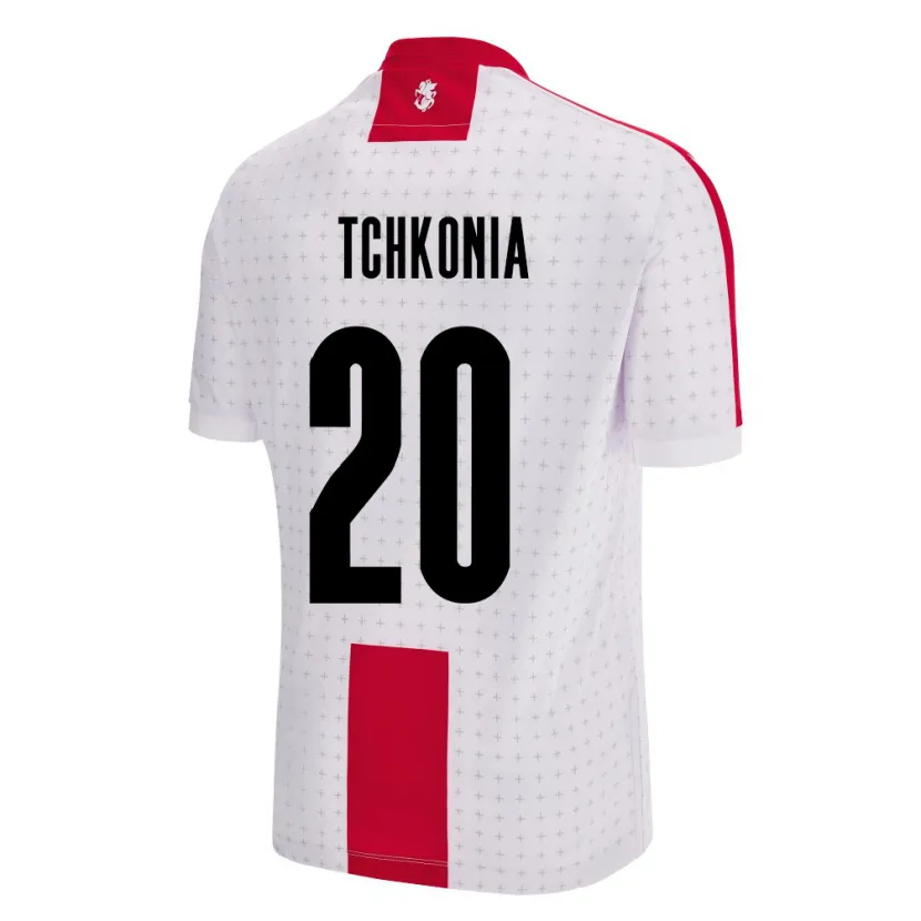 Danxen Kobiety Georgia Khatia Tchkonia #20 Biały Domowa Koszulka 24-26 Koszulki Klubowe