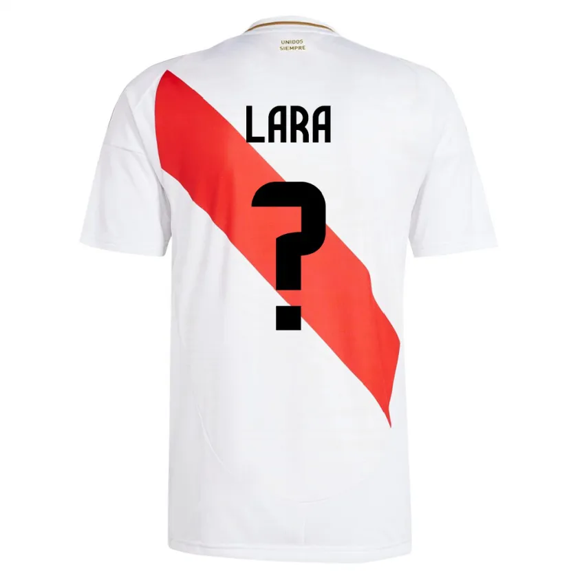 Danxen Kobiety Peru Jean Lara #0 Biały Domowa Koszulka 24-26 Koszulki Klubowe