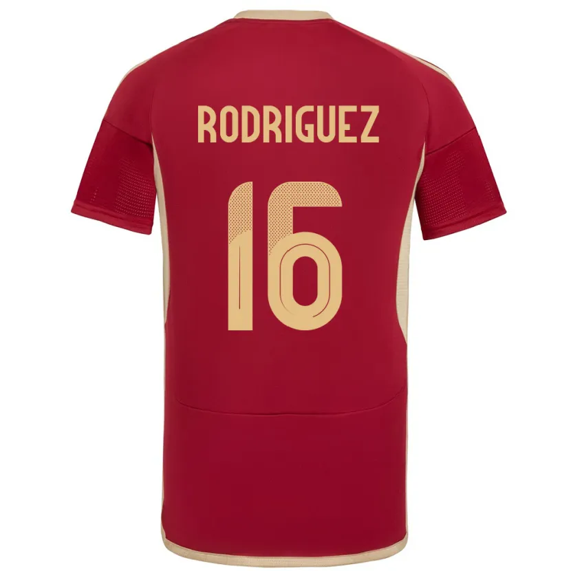 Danxen Kobiety Wenezuela Arianna Rodríguez #16 Burgundia Domowa Koszulka 24-26 Koszulki Klubowe