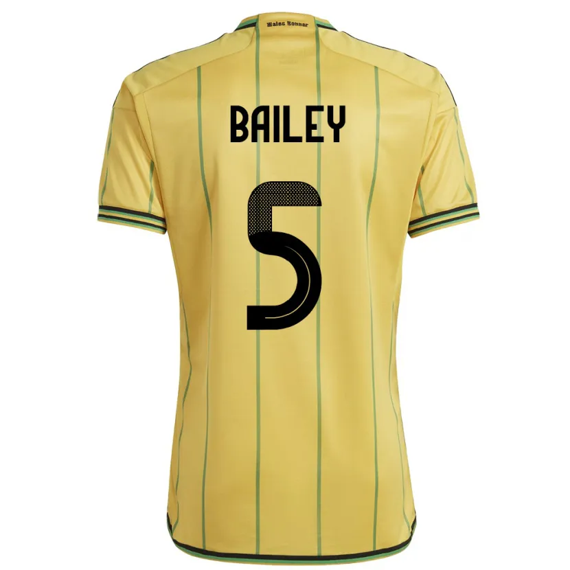 Danxen Kobiety Jamajka Jade Bailey #5 Żółty Domowa Koszulka 24-26 Koszulki Klubowe