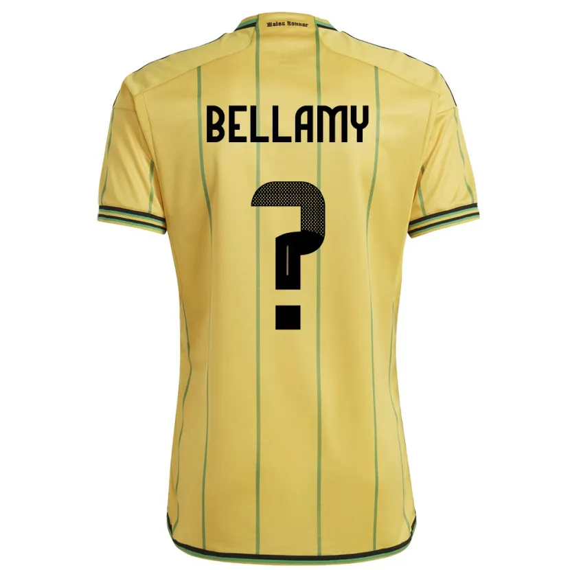 Danxen Kobiety Jamajka Sydney Bellamy #0 Żółty Domowa Koszulka 24-26 Koszulki Klubowe