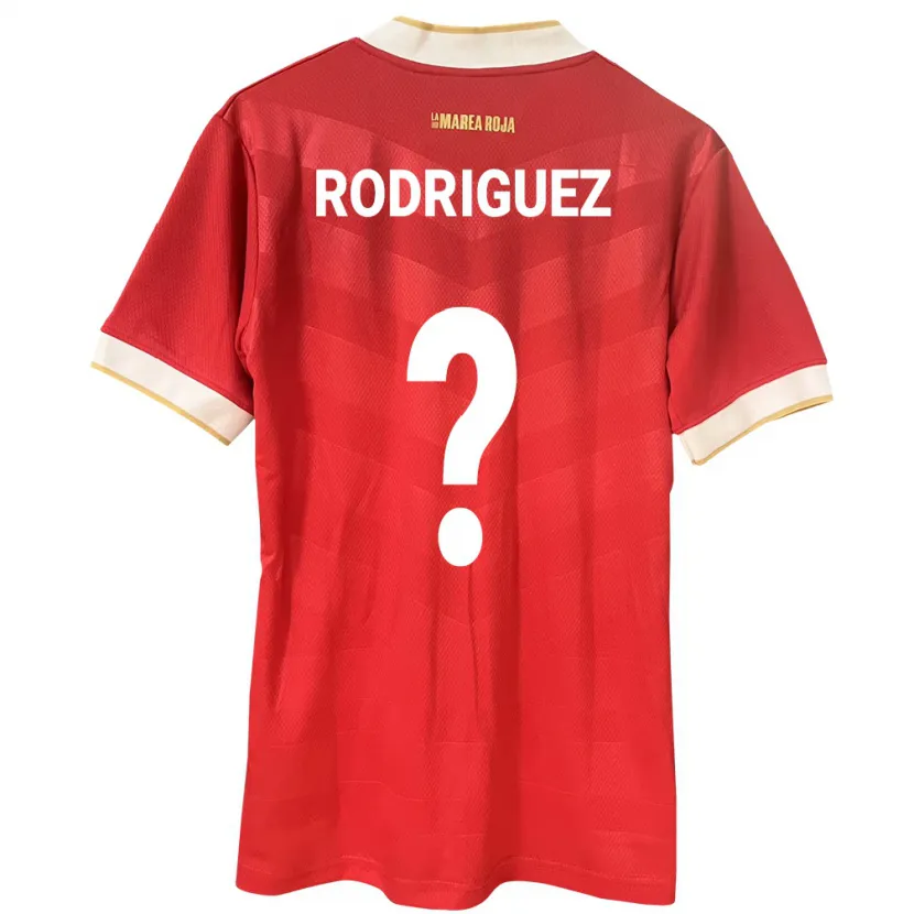 Danxen Kobiety Panama Julio Rodríguez #0 Czerwony Domowa Koszulka 24-26 Koszulki Klubowe