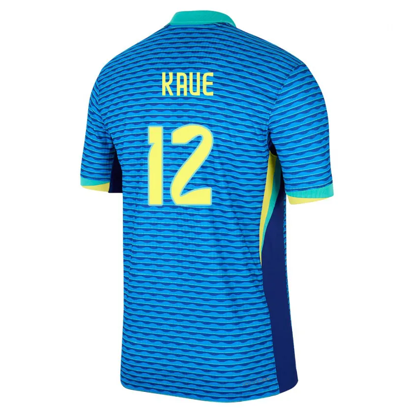Danxen Kobiety Brazylia Kaue #12 Niebieski Wyjazdowa Koszulka 24-26 Koszulki Klubowe