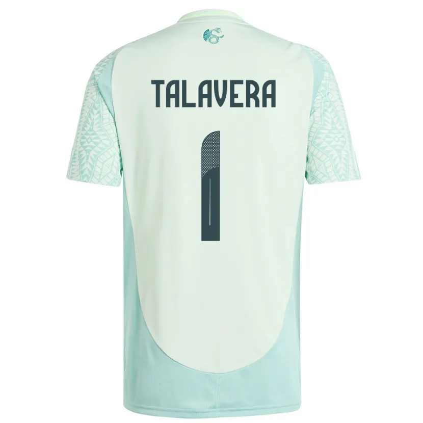 Danxen Kobiety Meksyk Alfredo Talavera #1 Lniana Zieleń Wyjazdowa Koszulka 24-26 Koszulki Klubowe
