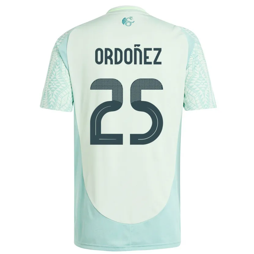 Danxen Kobiety Meksyk Diana Ordonez #25 Lniana Zieleń Wyjazdowa Koszulka 24-26 Koszulki Klubowe