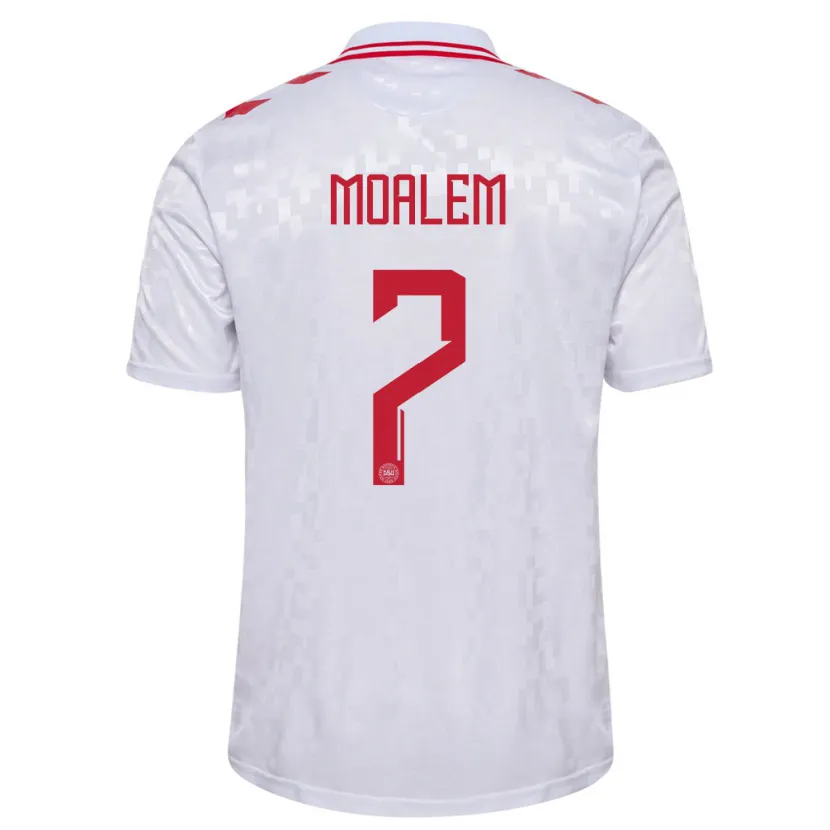 Danxen Kobiety Dania Jonathan Moalem #7 Biały Wyjazdowa Koszulka 24-26 Koszulki Klubowe