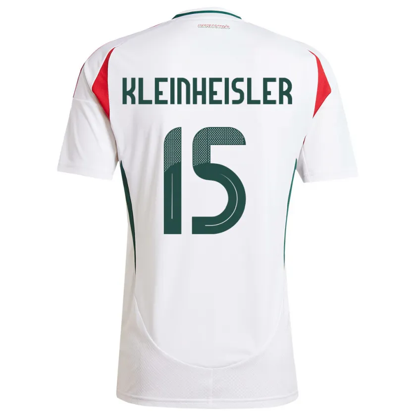Danxen Kobiety Węgry László Kleinheisler #15 Biały Wyjazdowa Koszulka 24-26 Koszulki Klubowe