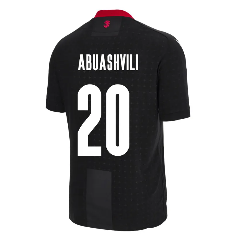 Danxen Kobiety Georgia Giorgi Abuashvili #20 Czarny Wyjazdowa Koszulka 24-26 Koszulki Klubowe