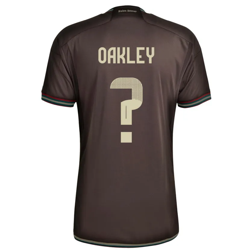 Danxen Kobiety Jamajka Katie Oakley #0 Nocny Brąz Wyjazdowa Koszulka 24-26 Koszulki Klubowe
