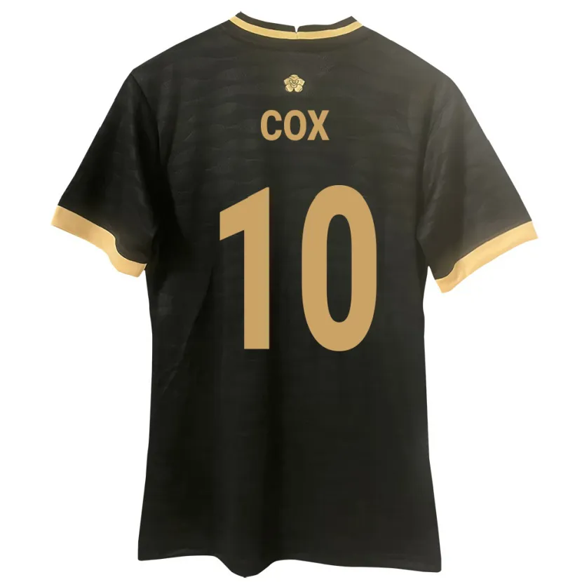 Danxen Kobiety Panama Marta Cox #10 Czarny Wyjazdowa Koszulka 24-26 Koszulki Klubowe