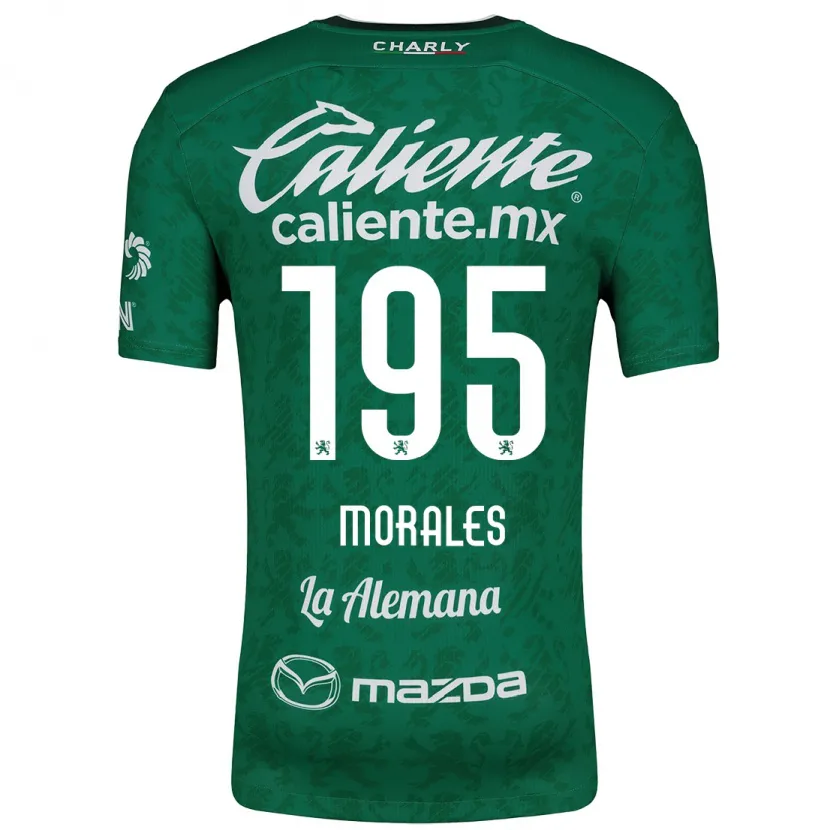 Danxen Dzieci Daniel Morales #195 Zielony Biały Domowa Koszulka 2024/25 Koszulki Klubowe