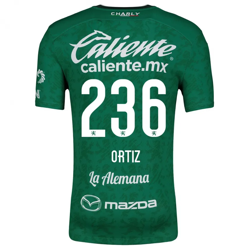 Danxen Dzieci Youssef Ortiz #236 Zielony Biały Domowa Koszulka 2024/25 Koszulki Klubowe
