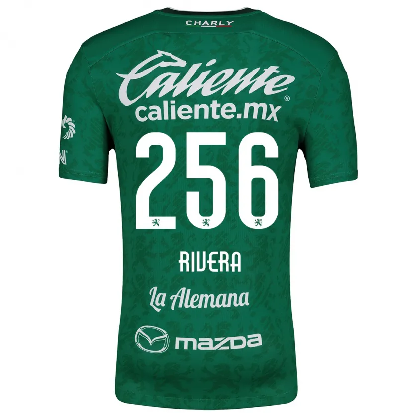 Danxen Dzieci Fernando Rivera #256 Zielony Biały Domowa Koszulka 2024/25 Koszulki Klubowe