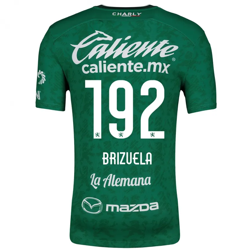 Danxen Dzieci Juan Brizuela #192 Zielony Biały Domowa Koszulka 2024/25 Koszulki Klubowe